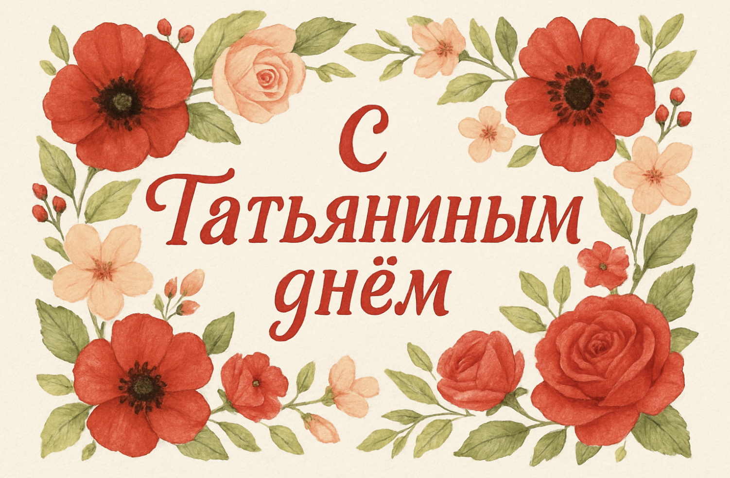 Фото Татьянин день в России: красочная подборка открыток к празднику 5